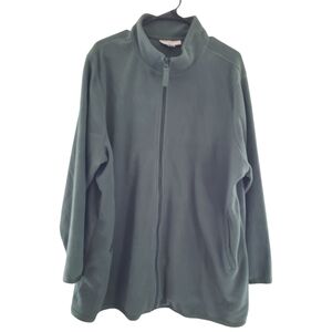 Women's Green Fleece Jacket